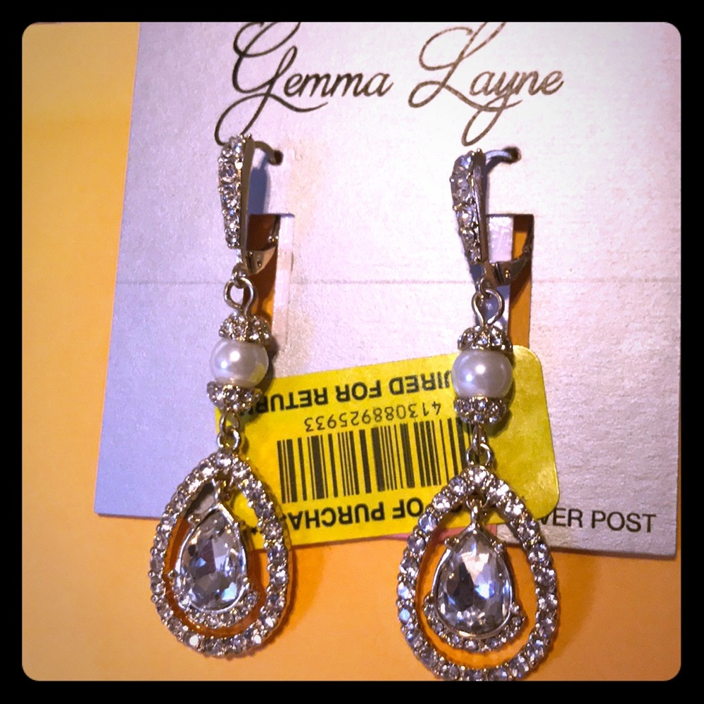 Swarovski Crystal Teardrop Earrings,